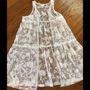 Girls Lace Vest